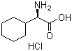 CAS # 61367-40-6, D-Cyclohexylglycine hydrochloride, (R)-(Amino)(cyclohexyl)ethanoic acid hydrochloride, (R)-alpha-Aminocyclohexaneacetic acid hydrochloride