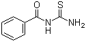 structure of CAS# 614-23-3, 1-苯甲酰-2-硫脲