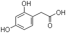 2,4-Dihydroxyphenylacetic acid molecular structure (CAS 614-82-4)