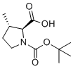structure of CAS# 61406-66-4, rac-(3S)-1-(tert-butoxycarbonyl)-3-methyl-L-proline
