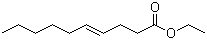 CAS # 6142-44-5, Ethyl 4-decenoate, 4-Decenoic acid ethyl ester