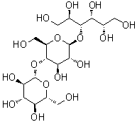 CAS # 61473-64-1, Cellotriitol, O-beta-D-Glucopyranosyl-(1→4)-O-beta-D-glucopyranosyl-(1→4)-D-glucitol