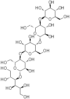 Cellopentaitol molecular structure (CAS 61473-65-2)