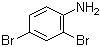 structure of CAS# 615-57-6, 2,4-Dibromoaniline