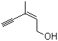 CAS 登录号：6153-06-6, (E)-3-甲基戊-2-烯-4-炔-1-醇
