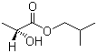 CAS 登录号：61597-96-4, (R)-乳酸异丁酯, D-乳酸异丁酯, (R)-2-羟基丙酸 2-甲基丙酯