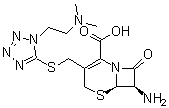 CAS # 61607-66-7, (6R,7R)-7-Amino-3-[[[1-[2-(dimethylamino)ethyl]-1H-tetrazol-5-yl]thio]methyl]-8-oxo-5-thia-1-azabicyclo[4.2.0]oct-2-ene-2-carboxylic acid