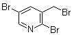 CAS # 61686-65-5, 2,5-Dibromo-3-(bromomethyl)pyridine