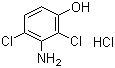 structure of CAS# 61693-43-4, 2,4-二氯-3-氨基苯酚盐酸盐