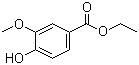 CAS # 617-05-0, Ethyl vanillate, Ethyl 4-hydroxy-3-methoxybenzoate