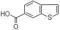 CAS # 6179-26-6, Benzo[b]thiophene-6-carboxylic acid, 1-Benzothiophene-6-carboxylic acid, 6-Benzothiophenecarboxylic acid, 6-Carboxybenzothiophene