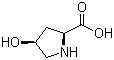 structure of CAS# 618-27-9, cis-4-Hydroxy-L-proline