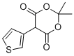 structure of CAS# 61857-83-8, 2,2-二甲基-5-(3-噻吩基)-1,3-二恶烷-4,6-二酮