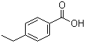structure of CAS# 619-64-7, 4-Ethylbenzoic acid