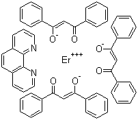 CAS # 61918-86-3, Tris(dibenzoylmethane)mono(phenanthroline)erbium, Tris(dibenzoylmethanato)(1,10-phenanthroline)erbium
