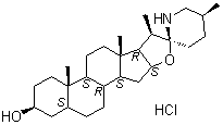 CAS # 6192-62-7, Tomatidine hydrochloride, (3beta,5alpha,22beta,25S)-Spirosolan-3-ol hydrochloride (1:1)
