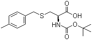 CAS # 61925-77-7, Boc-S-(4-methylbenzyl)-L-cysteine, Boc-Cys(Mbzl)-OH, N-tert-Butoxycarbonyl-S-(4-methylbenzyl)-L-cysteine