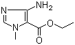 structure of CAS# 61982-18-1, 4-氨基-1-甲基-1H-咪唑-5-甲酸乙酯