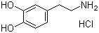 3-Hydroxytyramine hydrochloride molecular structure (CAS 62-31-7)