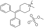 Diphemanil mesylate molecular structure (CAS 62-97-5)
