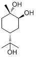 (1S,2S,4R)-4-(1-Hydroxy-1-methylethyl)-1-methyl-1,2-cyclohexanediol molecular structure (CAS 62014-81-7)