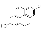 CAS # 62023-90-9, Juncusol, 2,7-Dihydroxy-1,6-dimethyl-5-vinyl-9,10-dihydrophenanthrene, NSC 220968