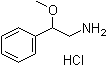 beta-Methoxy phenethylamine hydrochloride molecular structure (CAS 62064-68-0)