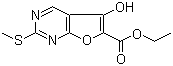 CAS # 62094-70-6, 5-Hydroxy-2-methylsulfanylfuro[2,3-d]pyrimidine-6-carboxylic acid ethyl ester