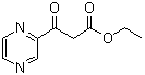 structure of CAS# 62124-77-0, beta-Oxo-2-pyrazinepropanoic acid ethyl ester