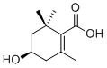 CAS # 62218-55-7, 4-Hydroxy-2,6,6-trimethyl-1-cyclohexenecarboxylic acid