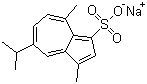 structure of CAS# 6223-35-4, Sodium gualenate