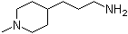 CAS # 622369-83-9, 1-Methyl-4-piperidinepropanamine, 3-(1-Methylpiperidin-4-yl)propylamine