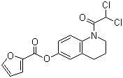 CAS # 62265-68-3, Quinfamide, 1-(Dichloroacetyl)-6-(2-furoyloxy)-1,2,3,4-tetrahydroquinoline