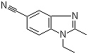 CAS # 62306-08-5, 1-Ethyl-2-methyl-5-cyanobenzimidazole