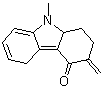 CAS 登录号：623545-59-5, 1,2,3,5,9,9a-六氢-9-甲基-3-亚甲基-4H-咔唑-4-酮