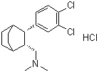 CAS 登录号：62373-97-1, (2R,3S)-rel-3-(3,4-二氯苯基)-N,N-二甲基-双环[2.2.2]辛烷-2-甲胺盐酸盐