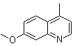 structure of CAS# 6238-12-6, 7-甲氧基-4-甲基喹啉