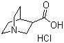 structure of CAS# 6238-34-2, 奎宁环-3-甲酸盐酸盐