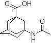 structure of CAS# 6240-00-2, 3-乙酰氨基金刚烷-1-甲酸