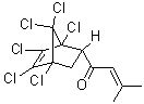 CAS # 62454-34-6, endo-1-(1,4,5,6,7,7-Hexachlorobicyclo[2.2.1]hept-5-en-2-yl)-3-methyl-2-buten-1-one