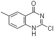 structure of CAS# 62484-42-8, 2-氯-6-甲基-4(1H)-喹唑啉酮