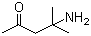 structure of CAS# 625-04-7, 4-氨基-4-甲基-2-戊酮
