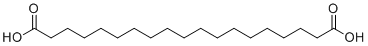 structure of CAS# 6250-70-0, Nonadecanedioic acid