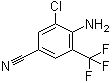 structure of CAS# 62584-25-2, 4-氨基-3-氯-5-(三氟甲基)苯甲腈
