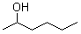 2-Hexanol molecular structure (CAS 626-93-7)