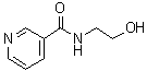 N-(2-Hydroxyethyl)nicotinamide molecular structure (CAS 6265-73-2)