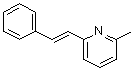 structure of CAS# 6266-99-5, 2-Methyl-6-(2-phenylethenyl)pyridine