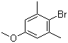 structure of CAS# 6267-34-1, 4-溴-3,5-二甲基苯甲醚