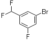 structure of CAS# 627526-90-3, 1-溴-3-氟-5-(二氟甲基)苯
