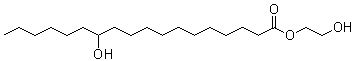 CAS # 6284-41-9, 2-Hydroxyethyl 12-hydroxyoctadecanoate, NSC 7395